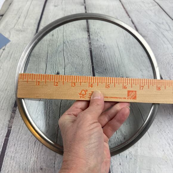 Calphalon Replacement Glass Stainless Steel Lid for Pot Pan 8 Inches Inner Rim - Picture 4 of 6